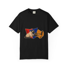 Siamese Cat Trumpet Hard-Bop Collage Graphic Tee