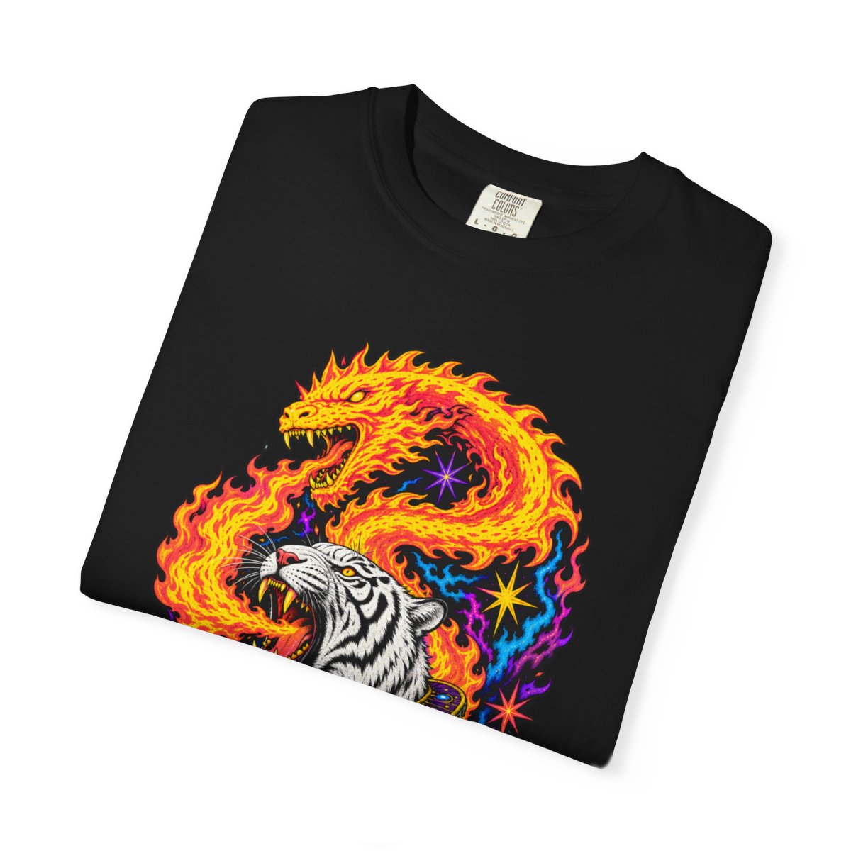 Solar Tiger Firebreather Cosmic Sideshow Graphic Tee