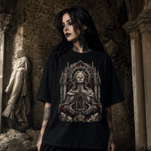 Thorn Halo Saint Heavy Oversized Gothic Tee