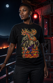Wildfire Rider VHS Horror Graphic Tee
