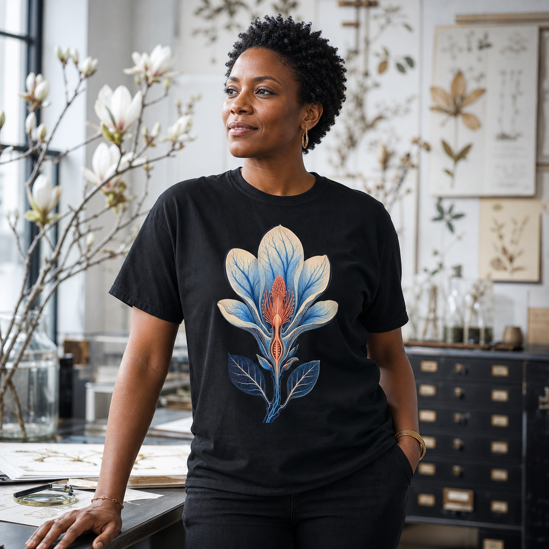 X-Ray Magnolia Botanical Graphic Tee