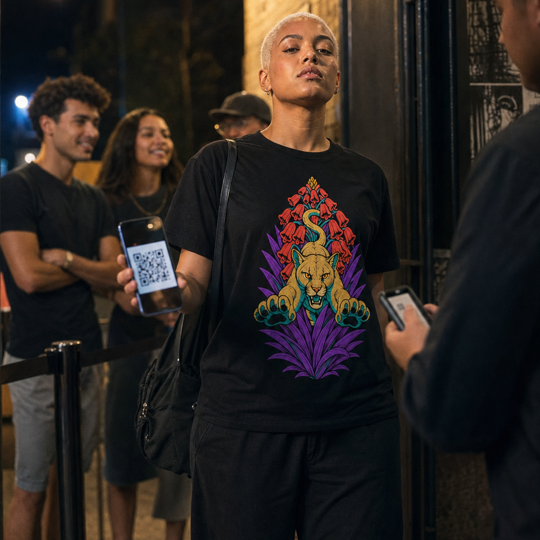 Yucca Puma Embroidered Western Graphic Tee